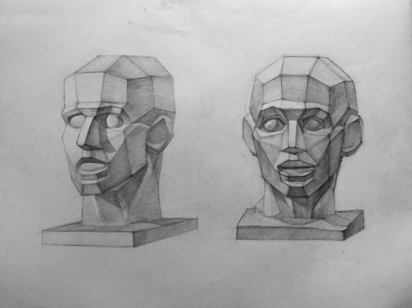 Обрубовка головы Давида