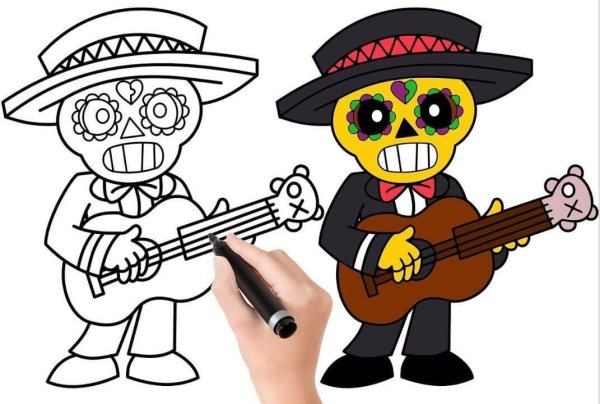 Поко раскраска