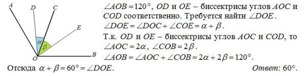 Угол AOC= угол AOB +угол boc=