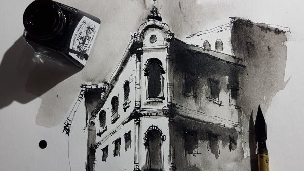 Эдуард Кичигин скетчинг