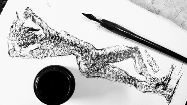 Эдуард Кичигин скетчинг