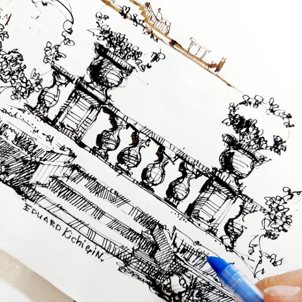 Эдуард Кичигин скетчинг