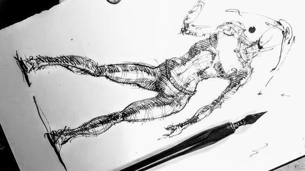 Эдуард Кичигин скетчинг