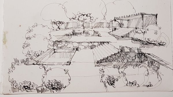 Эдуард Кичигин скетчинг ландшафтный