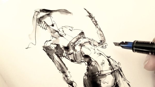 Эдуард Кичигин рисование людей