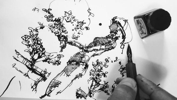 Эдуард Кичигин скетчинг