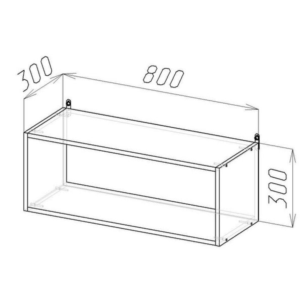 Чертеж полки