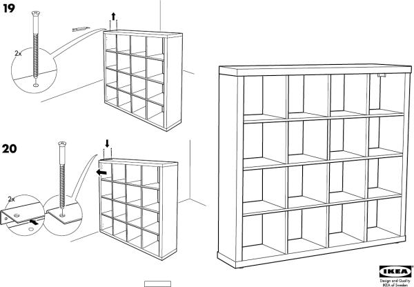Стеллаж икеа экспедит схема сборки