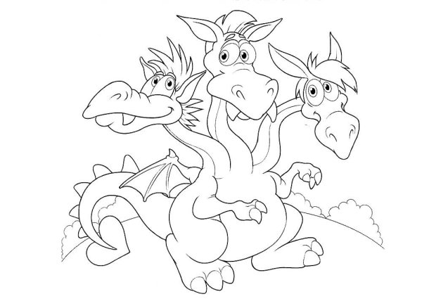 Рисунок змея Горыныча