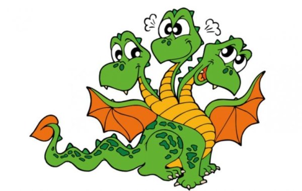 Раскраска дракон