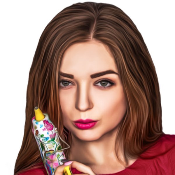 Нарисованная Катя Клэп