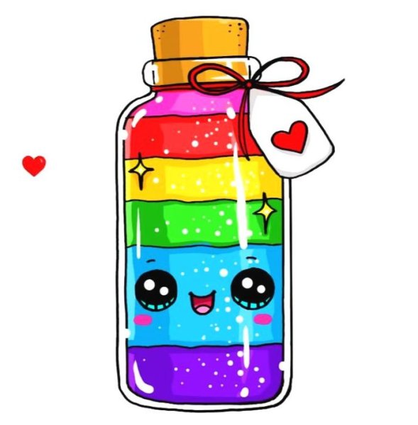 Кавайные рисунки для срисовки