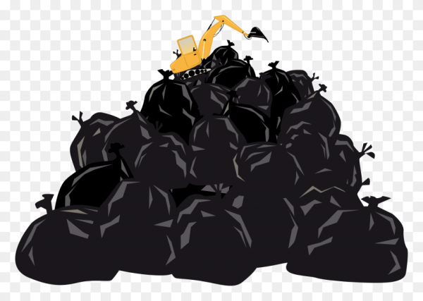 Куча мусора вектор