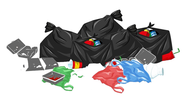 Мусор иллюстрация