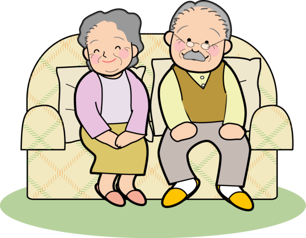 Пожилые люди иллюстрация
