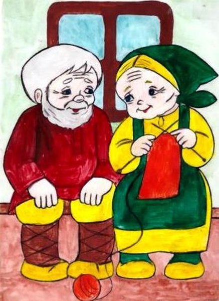 Бабушки и дедушки на лалавочке