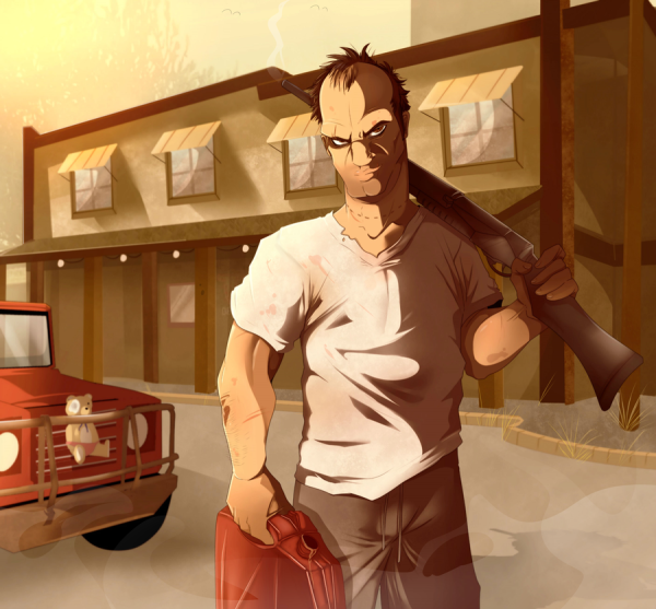 Тревор Филлипс рисунок