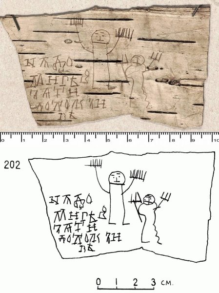 Берестяные грамоты Новгородского мальчика Онфима