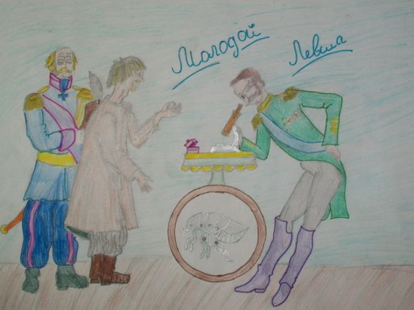 Иллюстрация к сказу Левша 6 класс