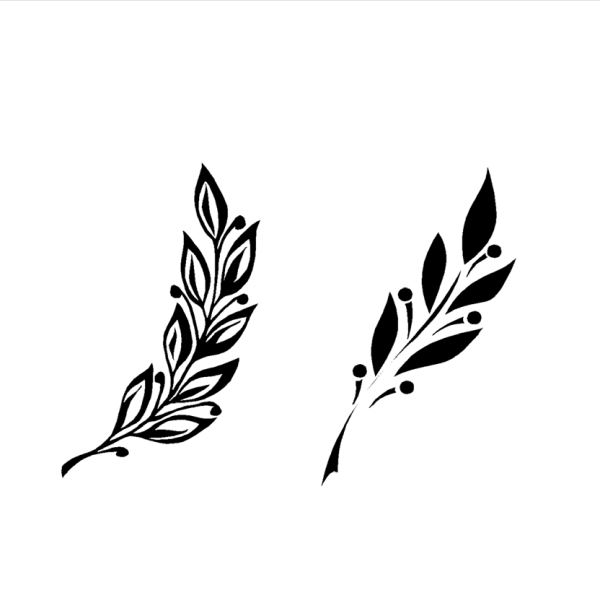 Лавровая ветвь вектор