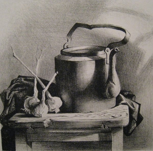 Натюрморты карандашом Юрий Кушевский