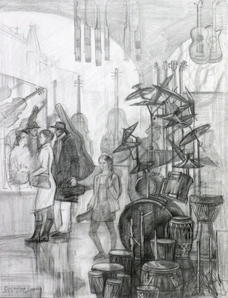 Многофигурная композиция Академия Репина