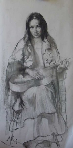 Николай Блохин рисунок