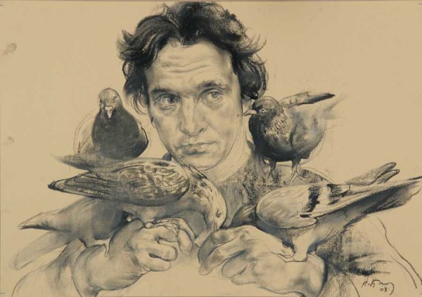 Николай Блохин картины рисунок