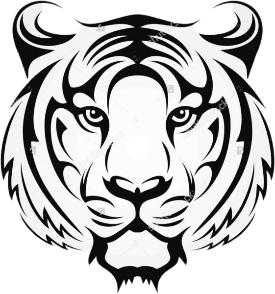 Тигр трайбл эскиз