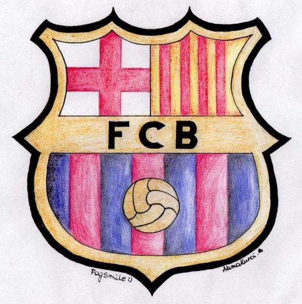 Значок Барселоны рисунок