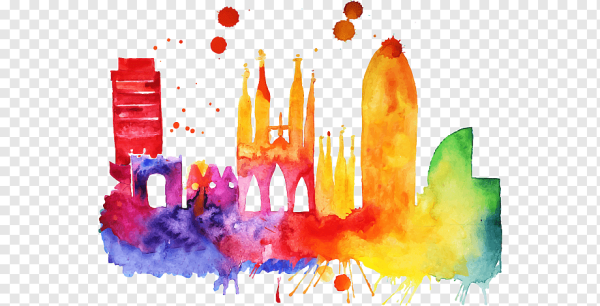 Барселона город рисунок