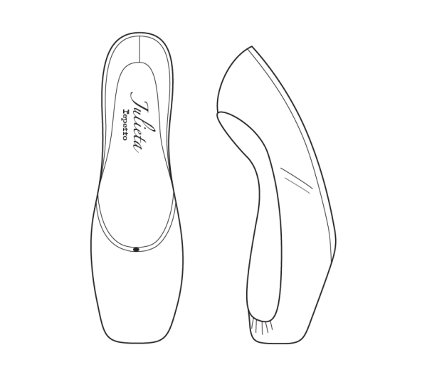 Балетки раскраска