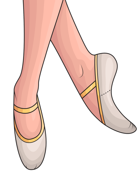 Балетки рисунок для детей