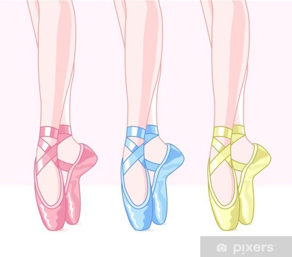 Туфли балетки эскиз