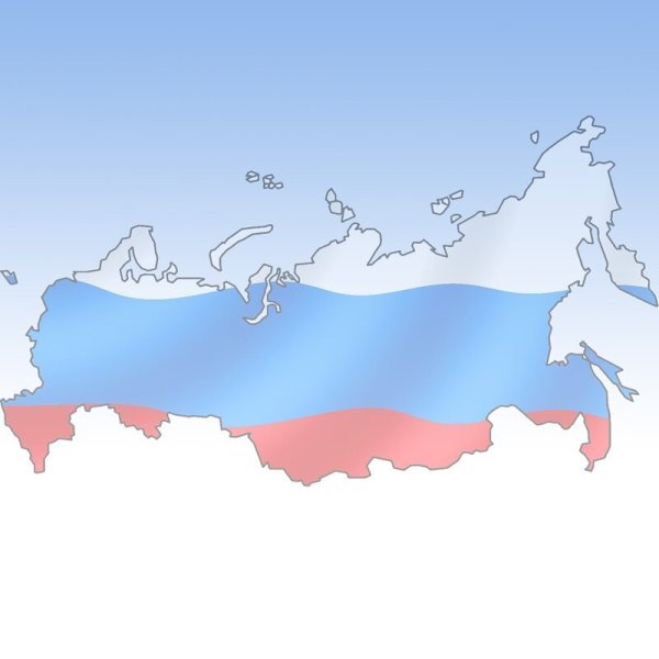 Карта России для раскрашивания