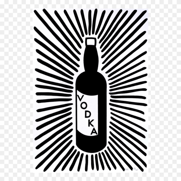Бутылка водки лого