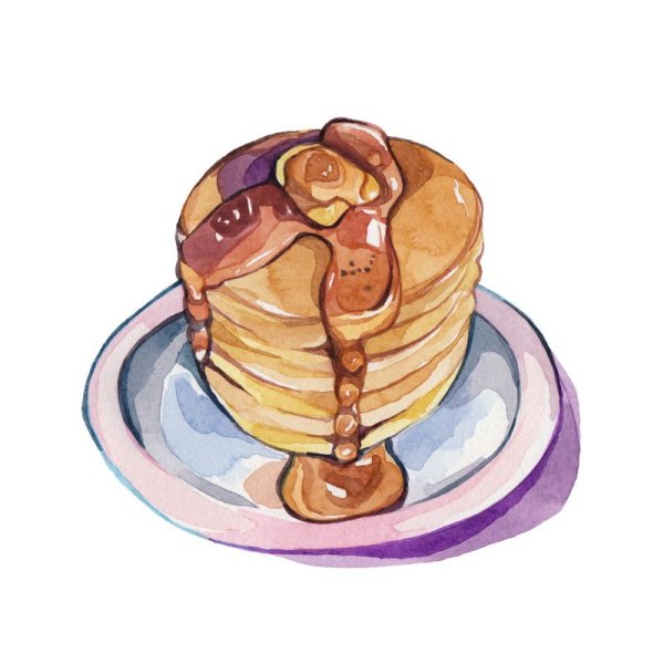 Блины рисунок