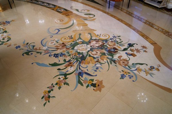 Панно на пол из керамогранита