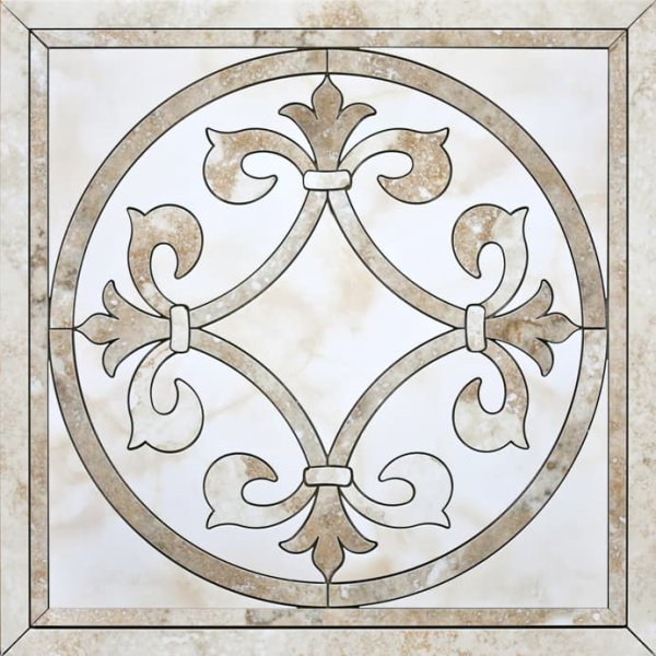 Декор Colorker Millenium angulo Roseton Pulido 58.5x58.5