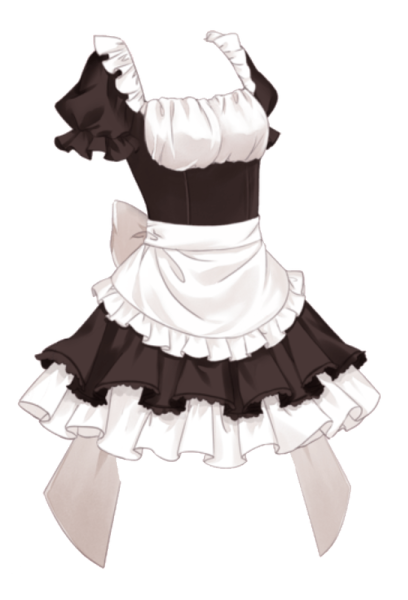 Канеки Кен в костюме горничной