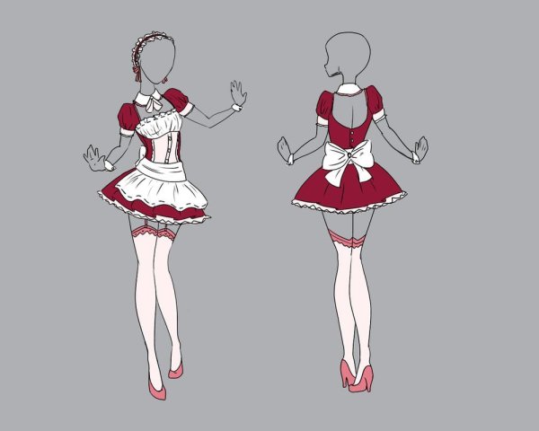 Одежда для рисования горничная