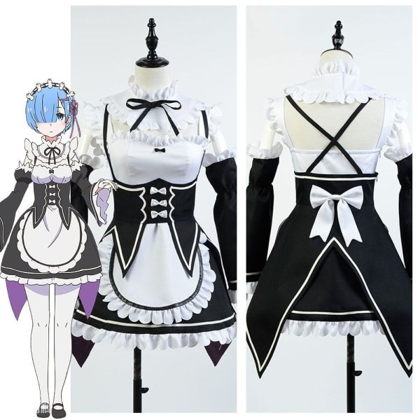 Вару в костюме горничной