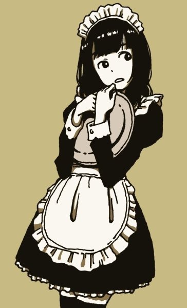 Аниме горничная референс