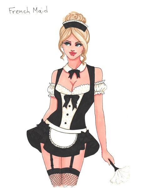 Горничные референс аниме