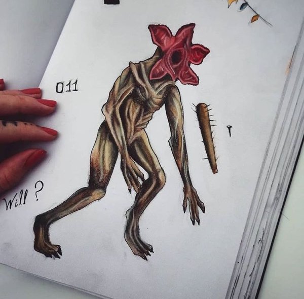 Демогоргон очень странные дела рисунок