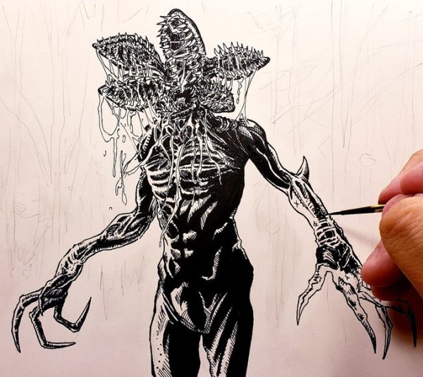 Демогоргон ОСД карандашом