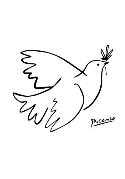 Пабло Пикассо. Голубь мира. 1962