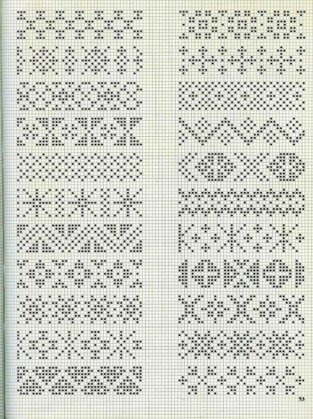 Fair Isle Knitting patterns схемы