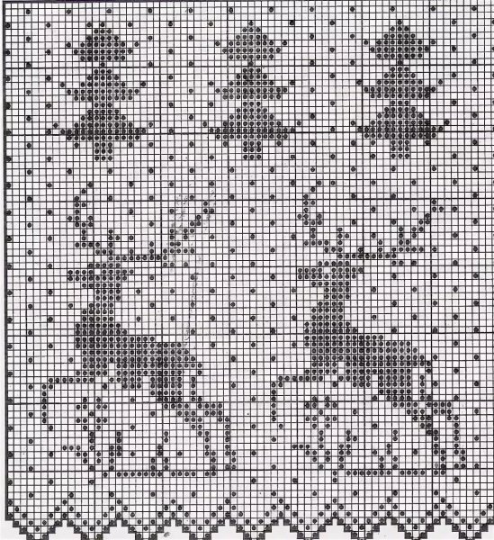 Жаккард олени схема