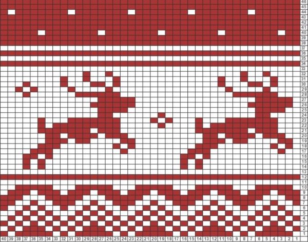 Жаккард олени